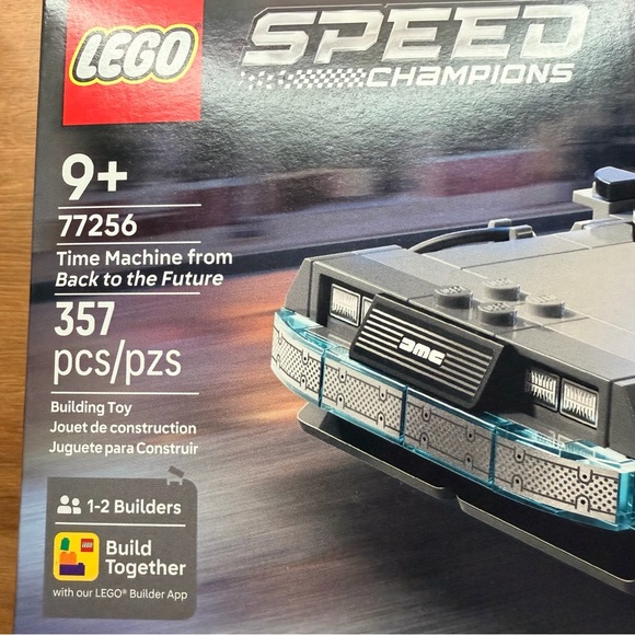 LEGO Speed Champions DeLorean Set - Black and Gray set 77256 New in box HTF - Picture 4 of 6
